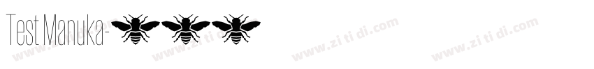 Test Manuka字体转换